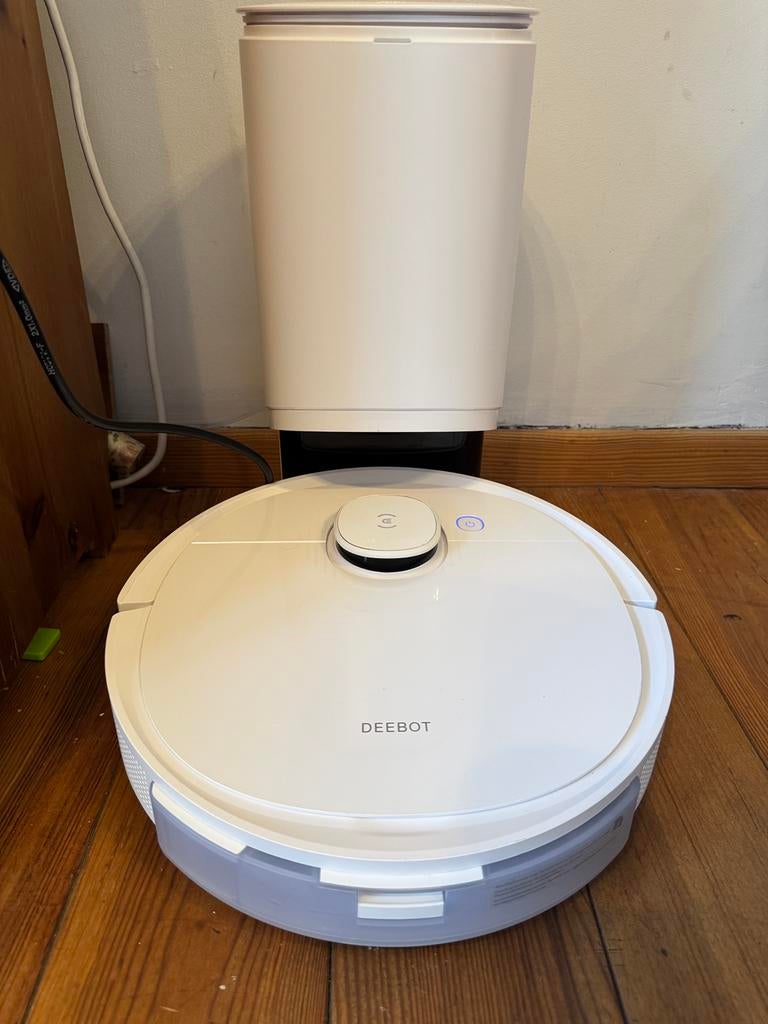 Ecovacs Deebot T9+ robotstofzuiger, Elektronische apparatuur, Ophalen of Verzenden, Zo goed als nieuw, Reservoir, Robotstofzuiger