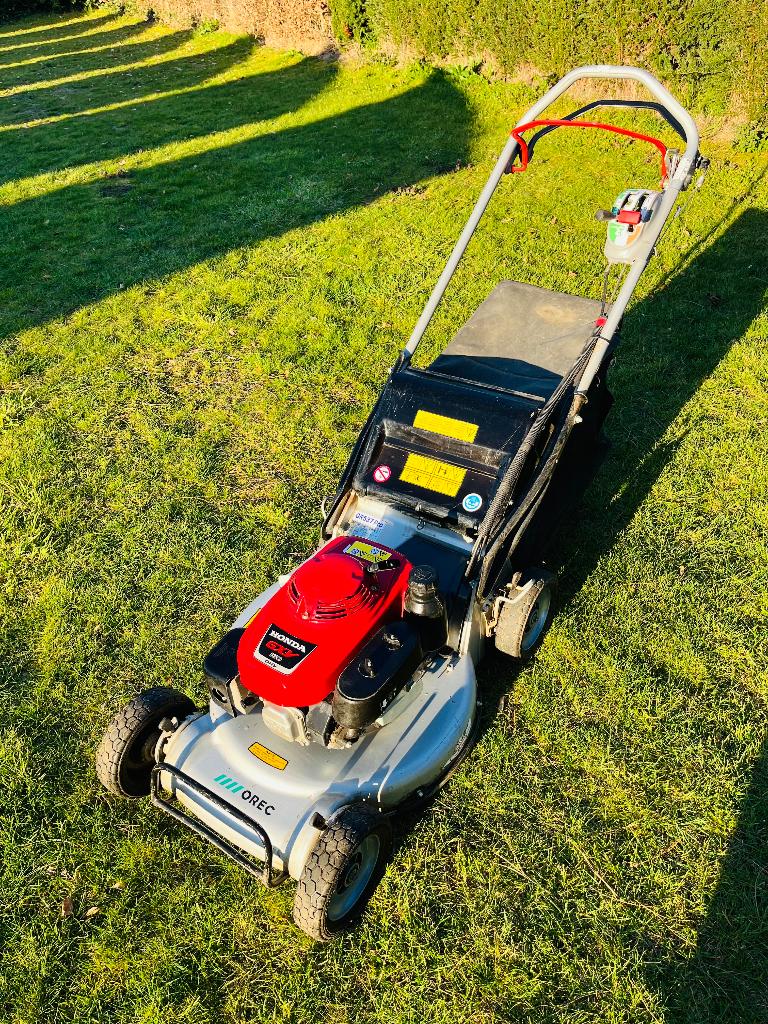 Grasmaaier Orec met Honda motor, Tondeuse rotative, Vitesses, Tondeuses à gazon à essence, Comme neuf