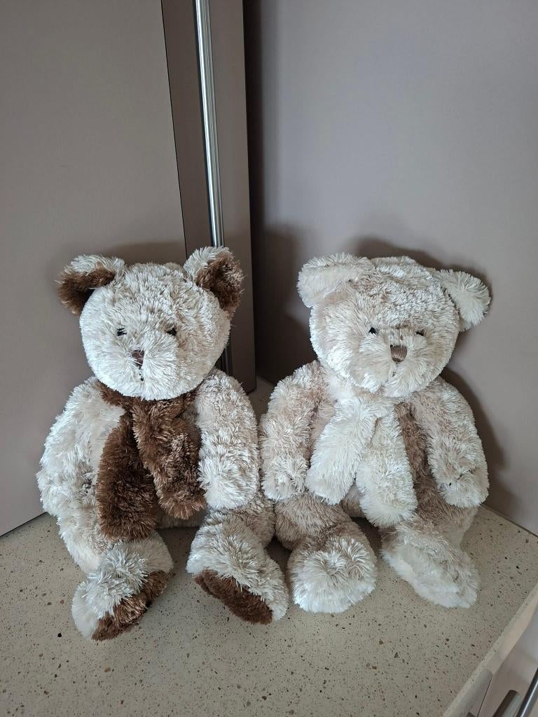 beertjes Nou Mi Nou 2 stuks, Ophalen of Verzenden, Zo goed als nieuw, Stoffen beer, Overige merken