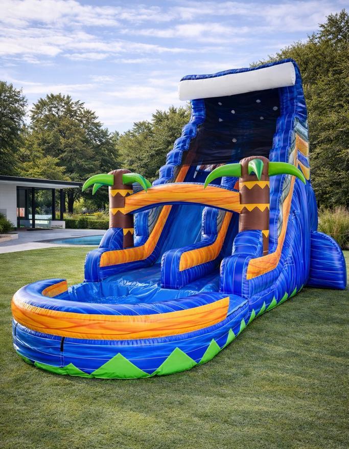 Springkasteel Multiplay Glijbaan Stormbaan te koop, Hobby en Vrije tijd, Ophalen, Nieuw