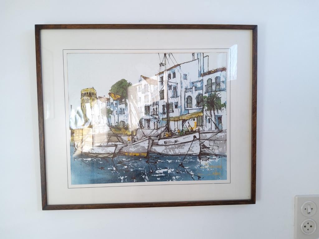 Bernard Dufour 2 schilderijen, Antiquités & Art, Art | Peinture | Classique, Enlèvement