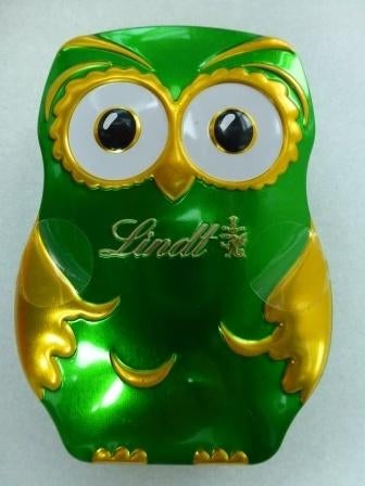 lege blikken doos Lindt uil, Verzamelen, Ophalen of Verzenden, Zo goed als nieuw, Overige, Overige merken