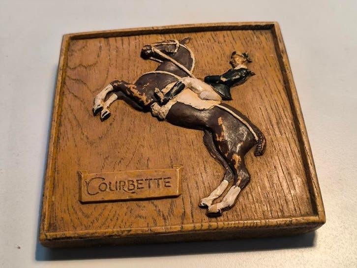 Oud wandbord 'La courbette', Enlèvement ou Envoi