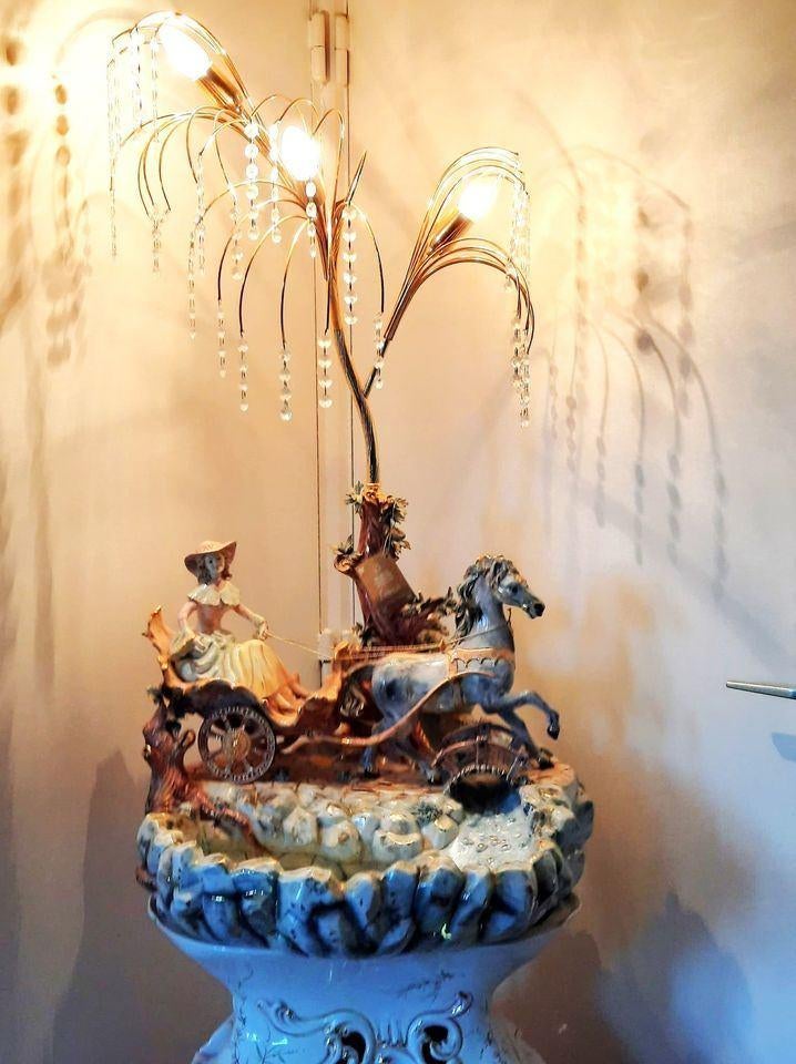 Prachtige porselein fontein (Lorenzon Nove) Uit Italië, Antiek en Kunst, Ophalen