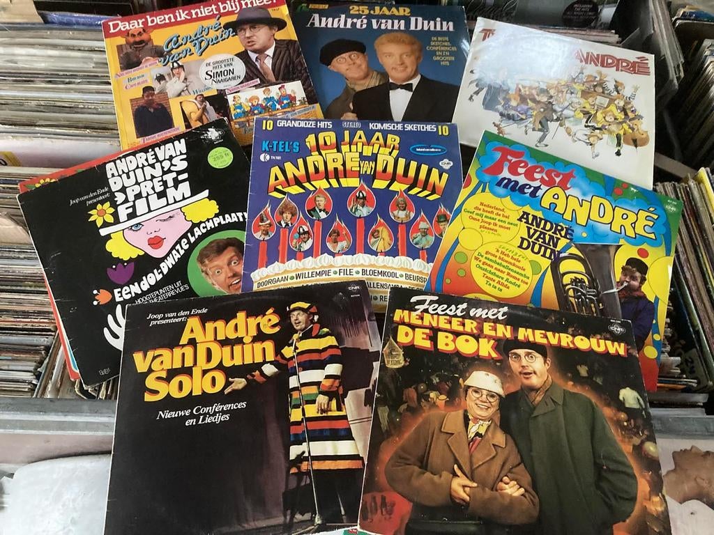 ANDRÉ van DUIN 10 lp’s samen, Cd's en Dvd's, Vinyl | Nederlandstalig, Ophalen of Verzenden