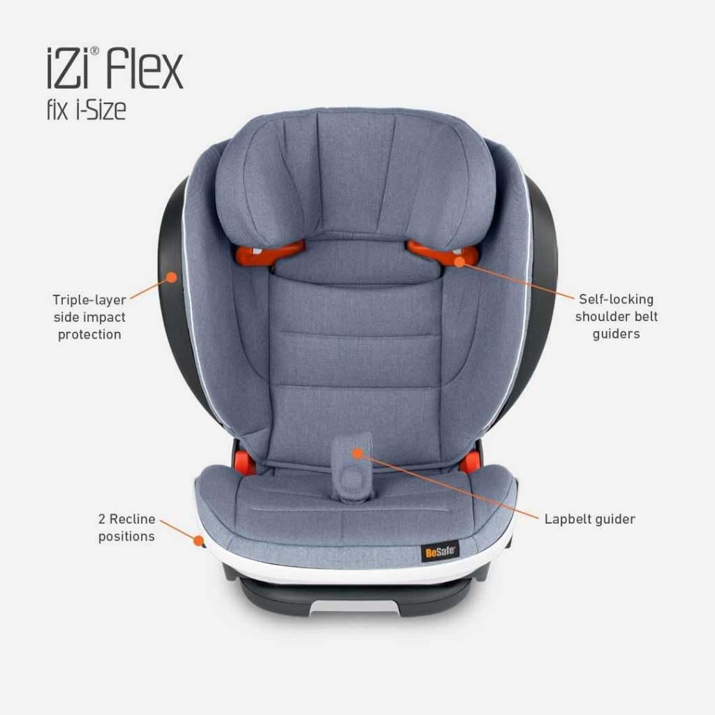 BeSafe iZi Flex Fix i-Size, Kinderen en Baby's, Autostoeltjes, Gebruikt, 15 t/m 36 kg, Isofix, Slaapstand
