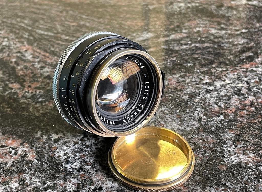 Leica Summilux 35mm 1.4 V2 x Skyllaney Close Focus Mod + CLA, Enlèvement ou Envoi, Utilisé