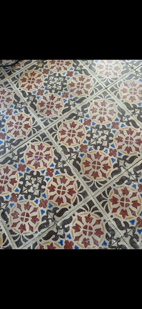 Carreaux ciment ancien, Bricolage & Construction, Dalles & Carrelages, Enlèvement, Utilisé