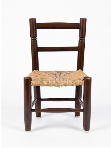 Kinderstoeltje met biezen zitting, Kinderen en Baby's, Kinderstoelen, Ophalen, Zo goed als nieuw, Overige typen