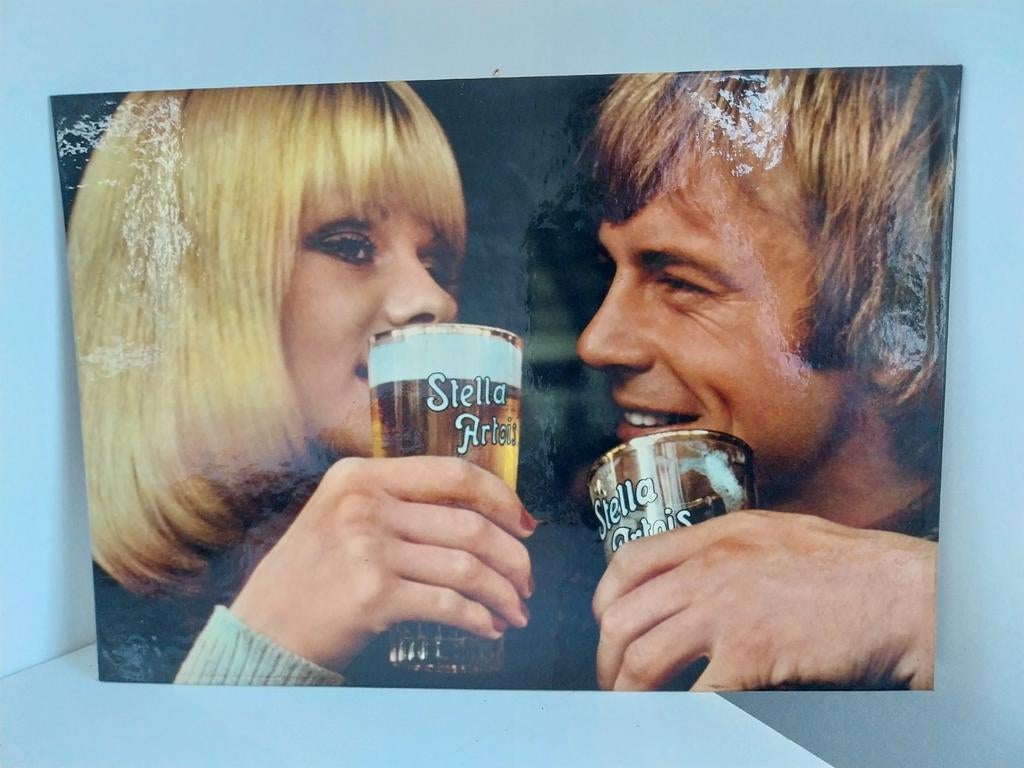 Stella Artois reclamekaart, Verzamelen, Ophalen of Verzenden, Stella Artois