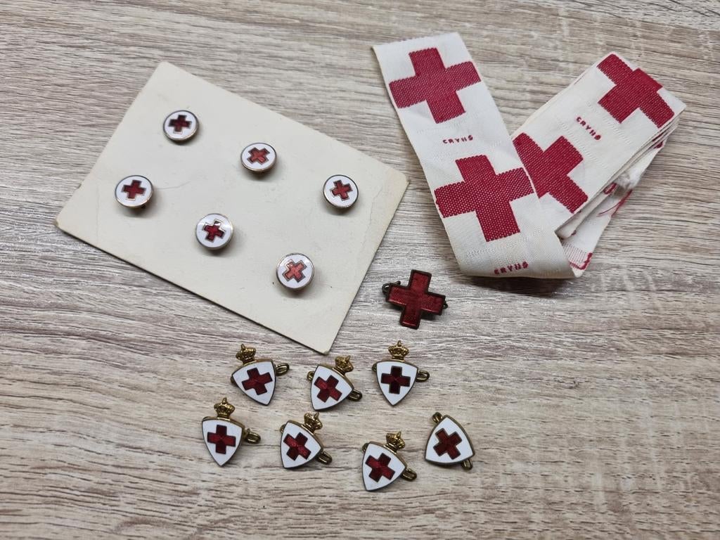 ABBL 1940 - Rood Kruis Lot WW2, Collections, Objets militaires | Seconde Guerre mondiale, Enlèvement ou Envoi, Armée de terre