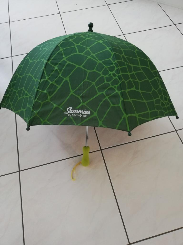 Paraplu Sammies Samsonite groen kind, Ophalen
