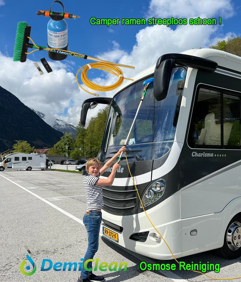 DemiClean - camper ramen streeploos reinigen met osmosewater, Jardin & Terrasse, Nettoyeurs haute pression, Neuf, Enlèvement