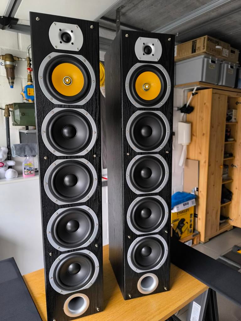 FENTON Model SHFT57B - audiofiele luidsprekers, Gebruikt, 120 watt of meer, Front, Rear of Stereo speakers, Ophalen