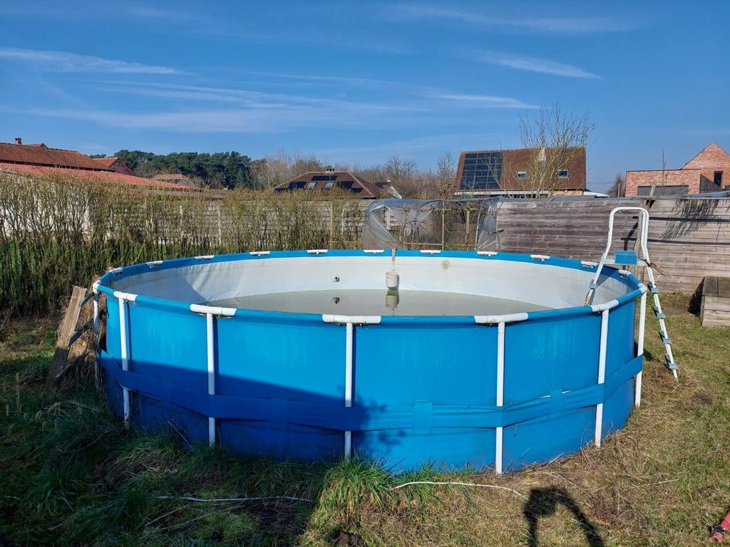 GRATIS Zwembad intex 5m20 met toebehoren, Ophalen