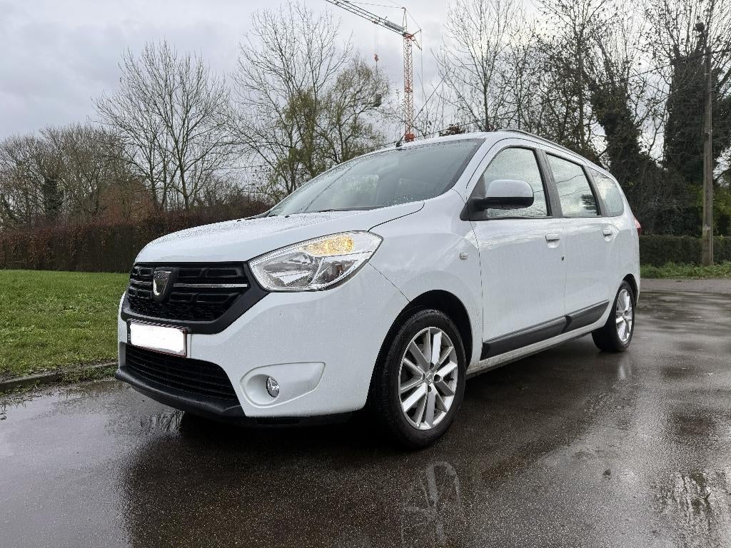 Dacia Lodgy Anniversary 5pl 1.2TCe *2018 *113000km, Auto's, Dacia, Navigatiesysteem, Stof, Wit, 5 deurs