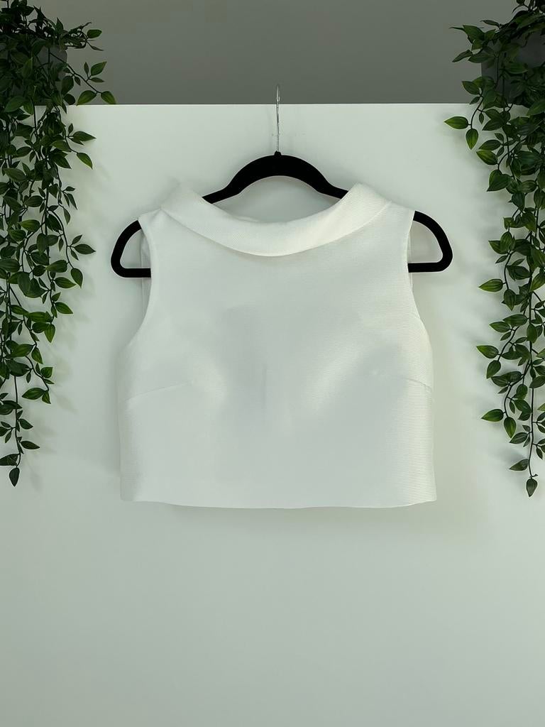 Witte Crop top A Ligné maat 38, Vêtements | Femmes, Vêtements de mariage & Accessoires de mariage, Enlèvement ou Envoi, Comme neuf