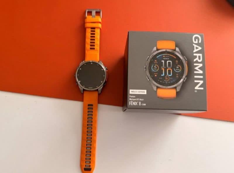 Garmin Fenix 8 Pro 51mm, Verzenden, Garmin, Nieuw, Oranje