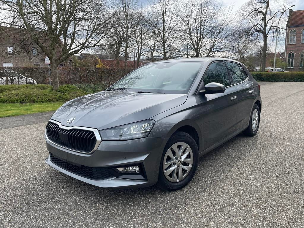 Skoda Fabia 2024 / Garantie / Automaat / Apple Carplay, Stof, Euro 6, Particulier, Zilver of Grijs