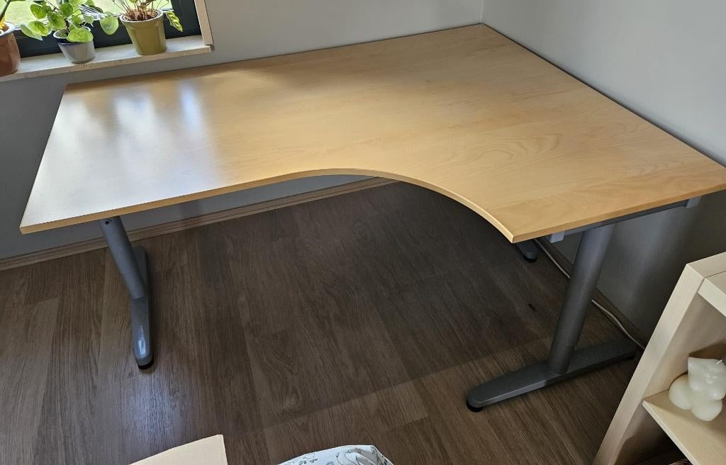IKEA Galant Hoekbureau rechts, Huis en Inrichting, Bureaus, Ophalen, Zo goed als nieuw, IKEA, Hoekbureau