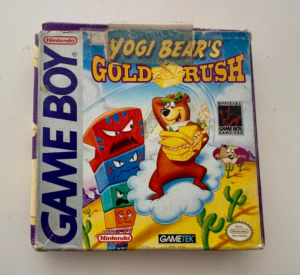 GB bndl-Yogi Bear/Jurassic Park/Power Rangers/Desert Strike, Games en Spelcomputers, Games | Nintendo Game Boy, Zo goed als nieuw