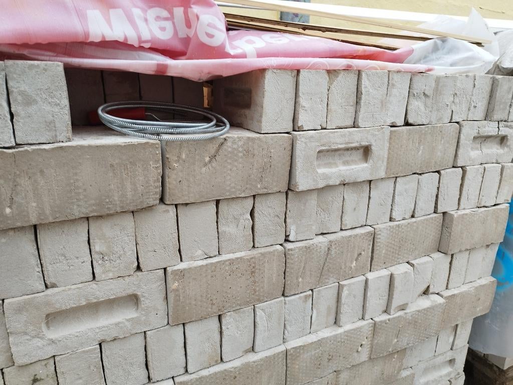 Splinternieuwe gevelstenen Wienerberger 18m², Bricolage & Construction, Briques, Enlèvement, Neuf, Briques