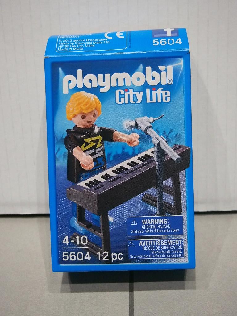 Playmobil set 5604 Popstar Keyboard, Ophalen, Zo goed als nieuw, Complete set