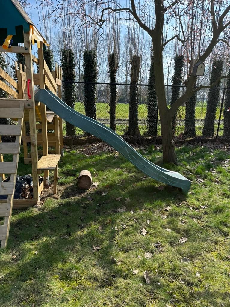 Glijbaan - wickey groen, Kinderen en Baby's, Ophalen, Zo goed als nieuw, Glijbaan