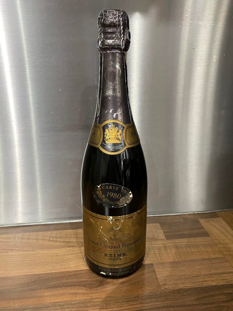 Champagne Veuve Clicquot 1980, Collections, Enlèvement, Comme neuf, Champagne