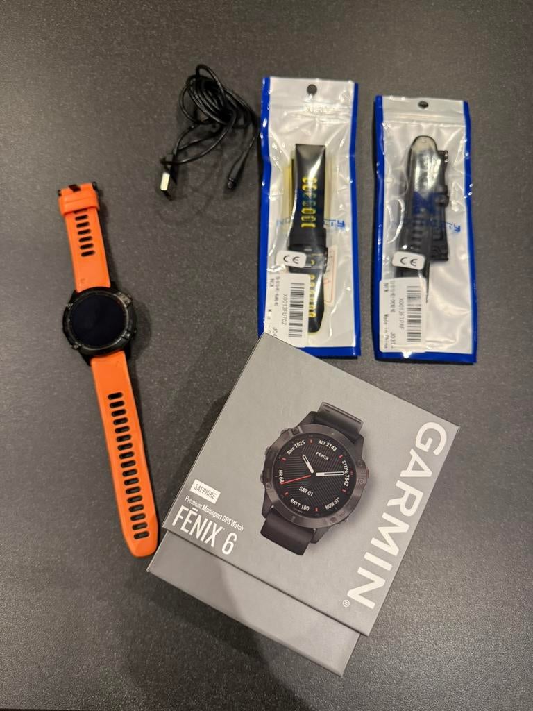 Garmin fenix 6 pro, Enlèvement, Étanche, Noir
