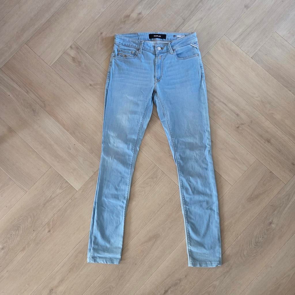 Replay New Luz skinny jeans licht lauw maat 31/32, Replay, W30 - W32 (confectie 38/40), Gedragen, Verzenden