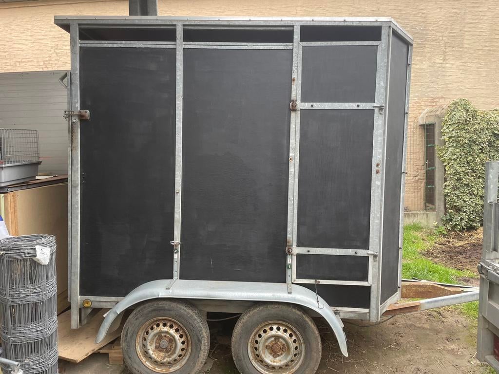 Pony/schapen/kleinvee aanhangwagen, Dieren en Toebehoren, Paarden en Pony's | Trailers en Aanhangwagens, Ophalen, Zo goed als nieuw