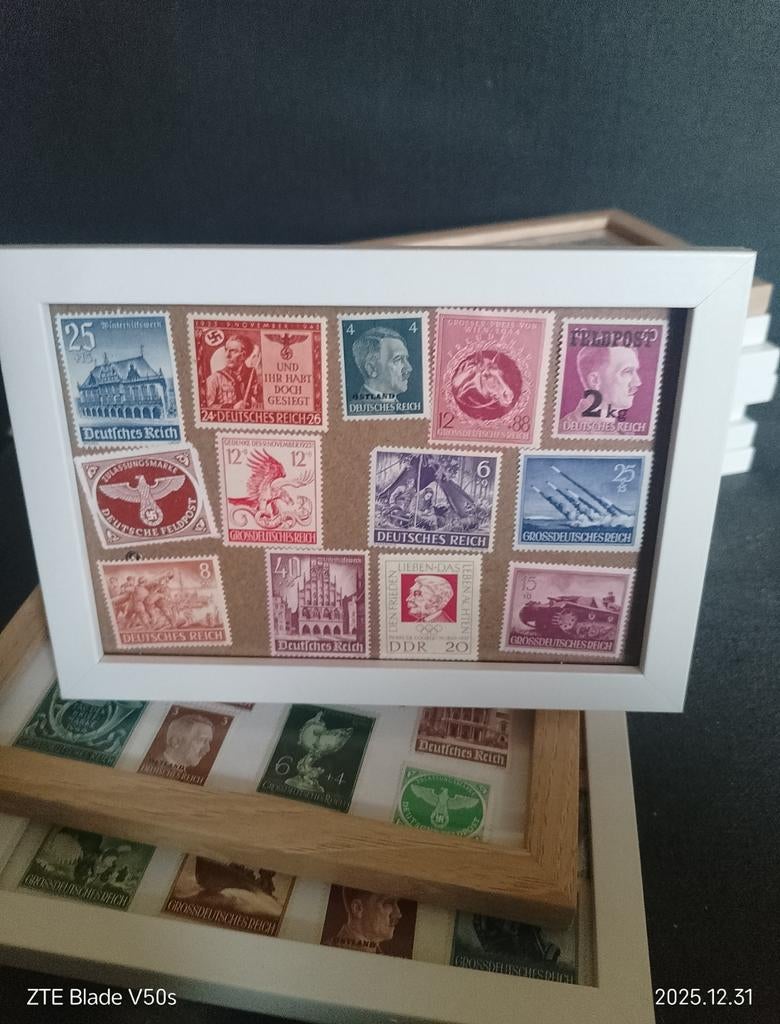 13 timbres de l'Empire allemand, Envoi