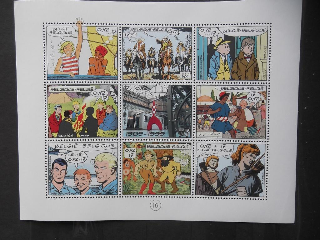 BL81 Strips - BD 1999 MNH, Enlèvement ou Envoi, Non oblitéré, Timbre-poste