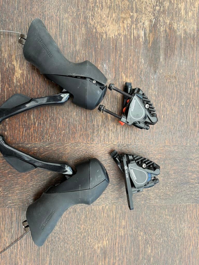 Shimano hydraulische groep, Fietsen en Brommers, Ophalen, Zo goed als nieuw