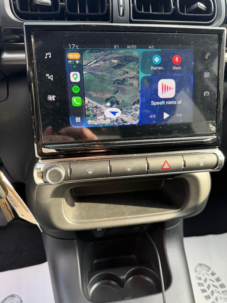 Citroen C3 You Versie carplay cruise cont led enz, Auto's, Citroën, Voorwielaandrijving, Stof, Euro 6, 1199 cc