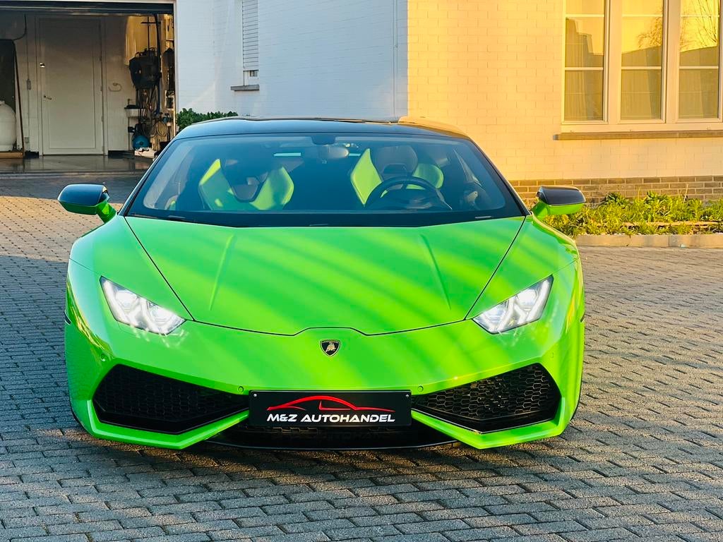 Lamborghini Huracan LP610 * BTW WAGEN !!, Auto's, Lamborghini, Automaat, USB, Euro 6, Leder