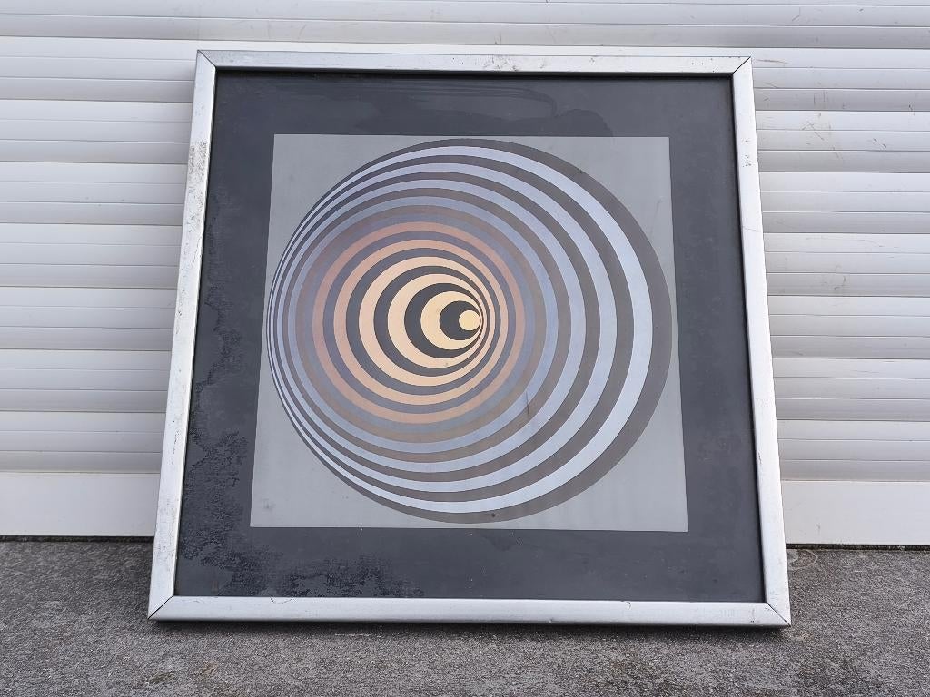 Sérigraphie Vasarely, Antiquités & Art, Art | Lithographies & Sérigraphies, Enlèvement ou Envoi