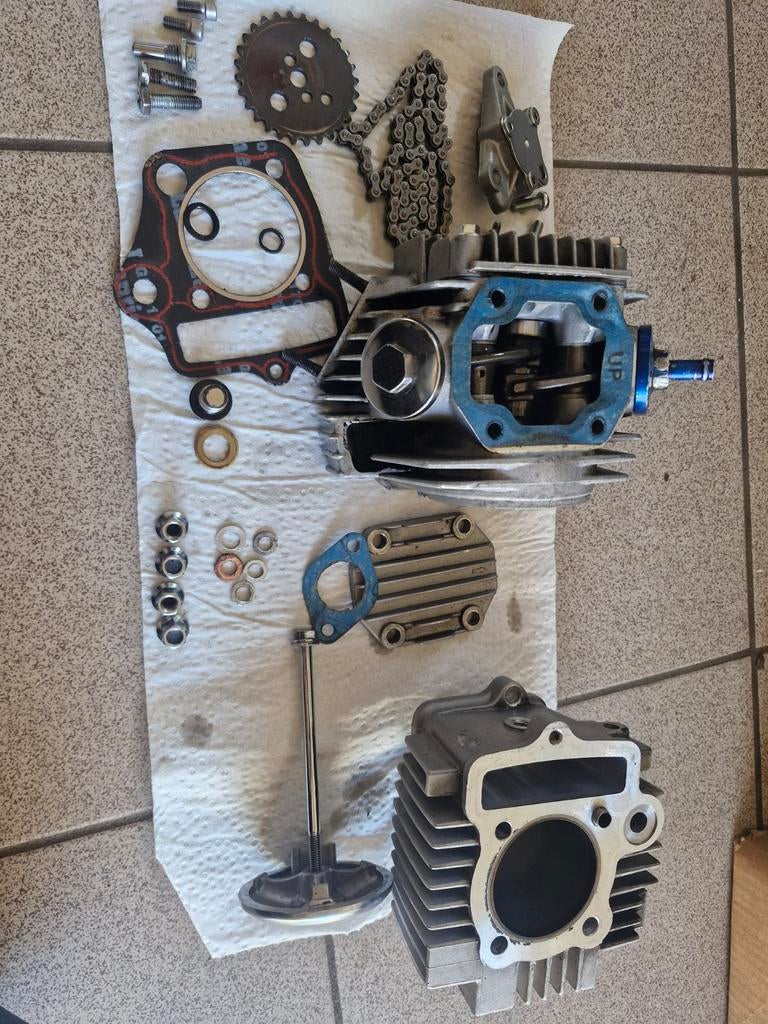 Kit cylindre 110 cc Daytona, Enlèvement