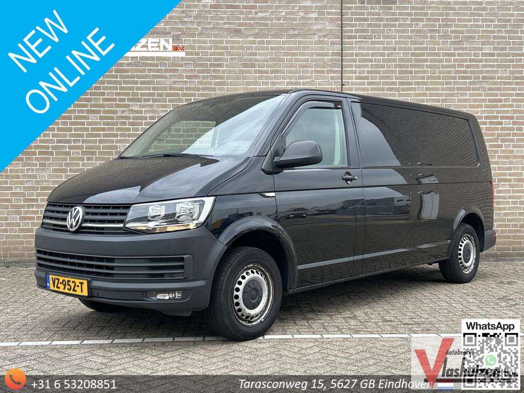 Volkswagen Transporter 2.0 TDI L2H1 Comfortline | € 6.950,-, Auto's, Bestelwagens en Lichte vracht, Parkeersensor, Zwart, Bedrijf
