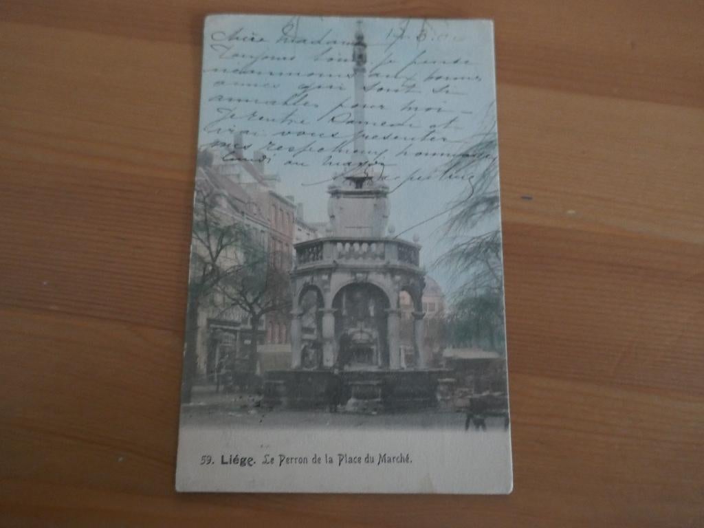 liège le perron de la place du marché, Enlèvement ou Envoi, Affranchie, Liège