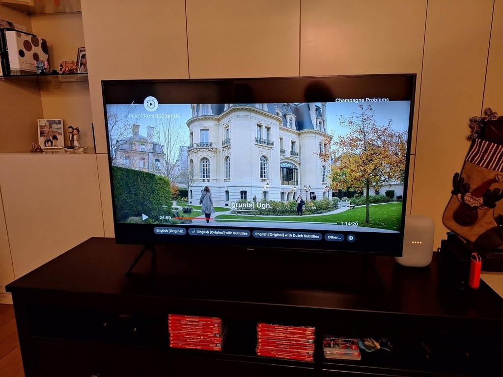 Meuble TV ikea hemnes dark brun, Enlèvement, Comme neuf, Ikea