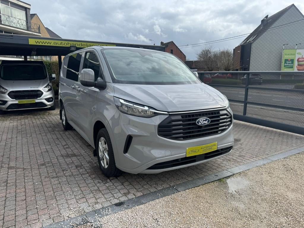 FORD TRANSIT CUSTOM * NIEUW * LIMITED * DUB CAB * 5ZIT * L1, Stof, 4 cilinders, 2500 kg, 192 g/km