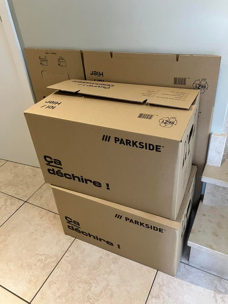 Verhuisdozen, Doe-het-zelf en Bouw, Kratten en Dozen, Ophalen, Doos, 40 tot 60 cm, Opvouwbaar