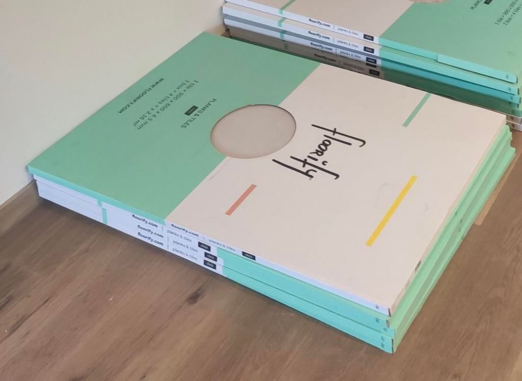 Floorify Grote Tegel Coquille 10,8m2, Doe-het-zelf en Bouw, Tegels, Ophalen, Nieuw, 10 m² of meer, Vloertegels