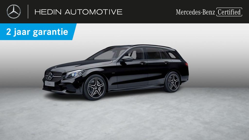 Mercedes-Benz C-klasse 300 e Break AMG Line | Verwarmde Zete, Auto's, Mercedes-Benz, Automaat, 4 cilinders, Plug-in hybride, Bedrijf