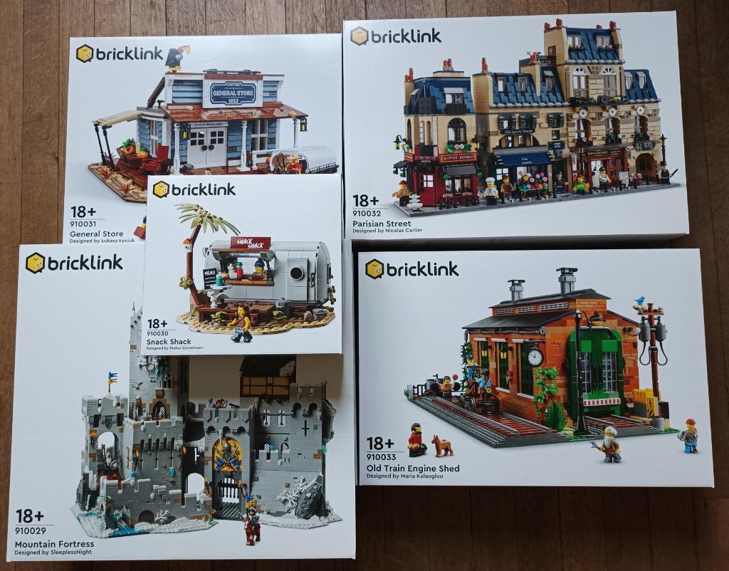 Lot 5 Lego Bricklink designerprogramma serie 1 nieuw, Ophalen of Verzenden, Nieuw, Complete set, Lego
