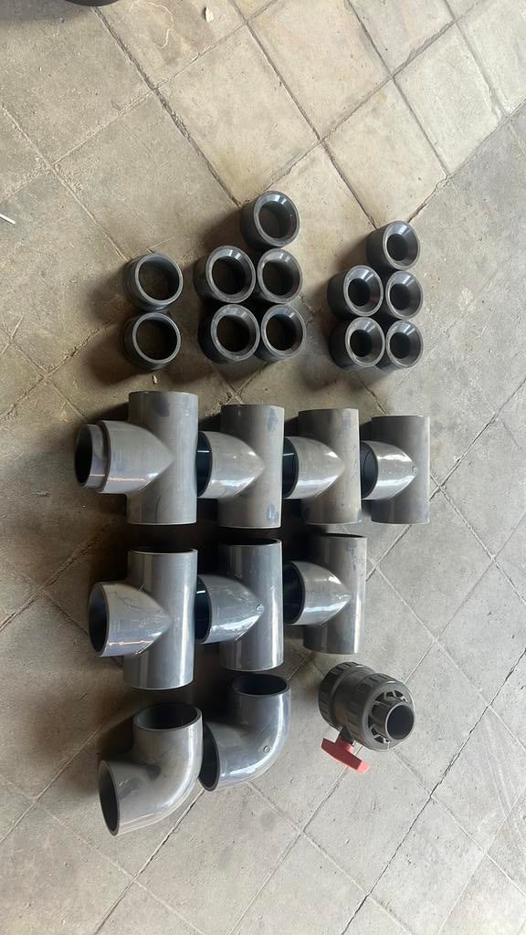 Koppelstukken pvc diameter 125mm, Ophalen, Zo goed als nieuw, PVC