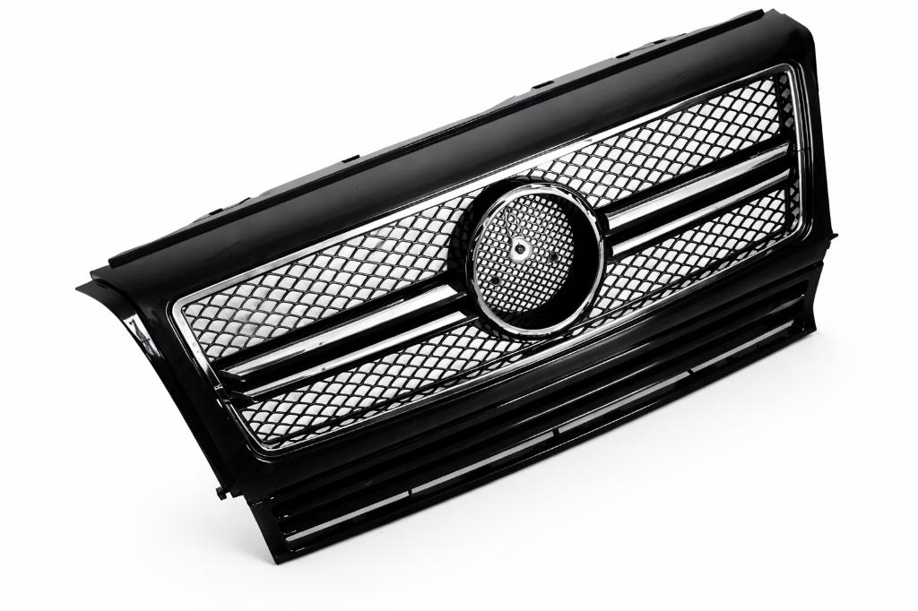 CALANDRE SPORT NOIRE CHROMÉE POUR MERCEDES W463 90-12, Enlèvement