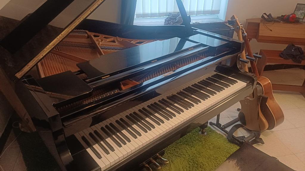 piano à queue Kawai KG2C, Enlèvement, Utilisé, Noir, À queue